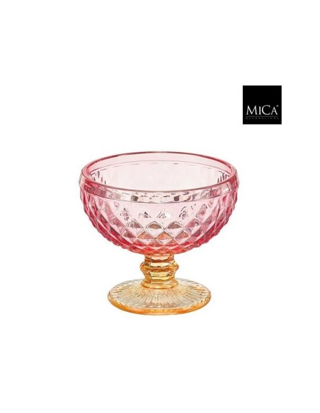 COPA DE HIELOS IMCA CRISTAL ROSA 10.5X12XCM