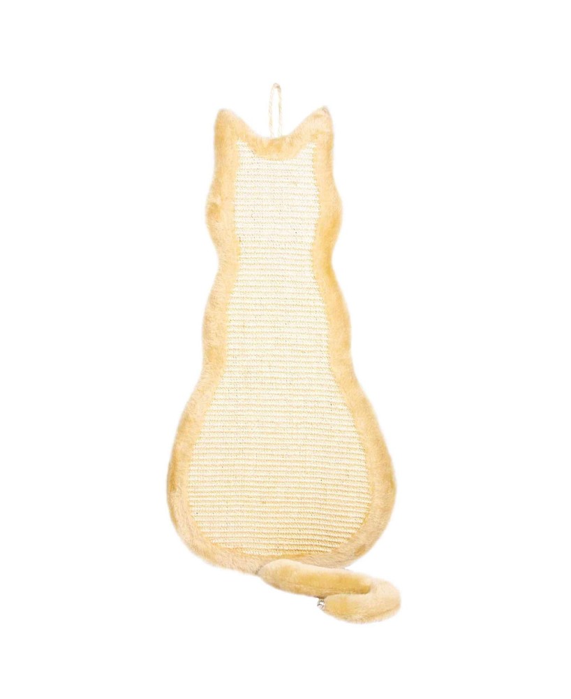 TABLA RASCADORA GATO 35X69 CM BEIGE