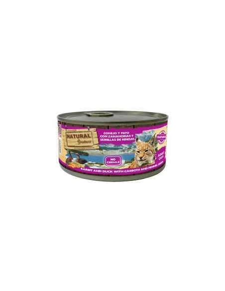 NGC Conejo y Pato con Zanahoria y Semillas de Hinojo 185g - Alimento Natural para Mascotas