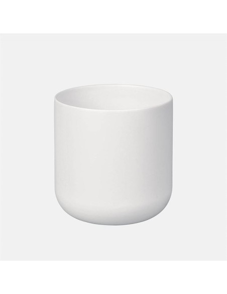 Maceta Sita Blanco 18.5x18 cm  Diseño Moderno y Resistente para Interior y Exterior

