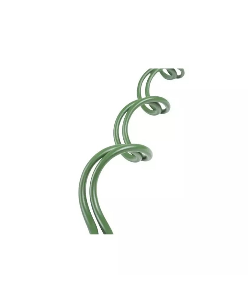 Tutor Espiral Acero Plastificado 210 cm 11 mm | Soporte Resistente para Plantas - Endanea Garden

