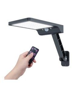 Foco Solar Mural Sensor 48 LEDs | Iluminación Exterior Potente y Ecológica

