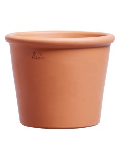Maceta Cocio Cilindro Terracota 38 cm | Elegancia Natural para Jardín e Interior