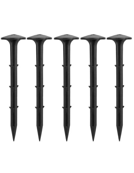 Piquetas de Fijación 20 cm Plástico Reforzado  Pack 10 Unidades | Endanea Garden

