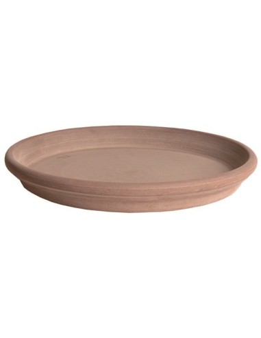 Plato Terracota Vulcano 25cm  Elegancia y Protección para tus Macetas | Endanea Garden

