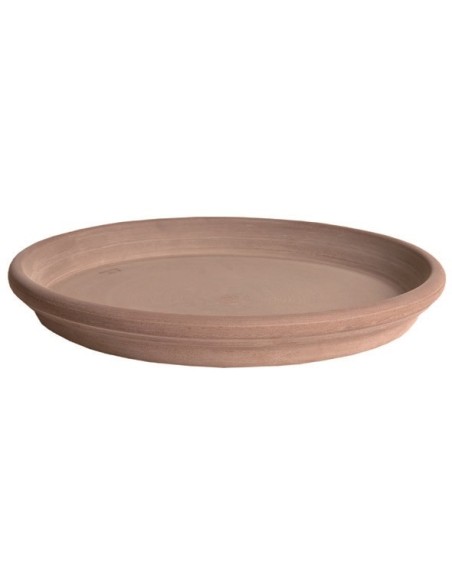 Plato Terracota Vulcano 25cm  Elegancia y Protección para tus Macetas | Endanea Garden

