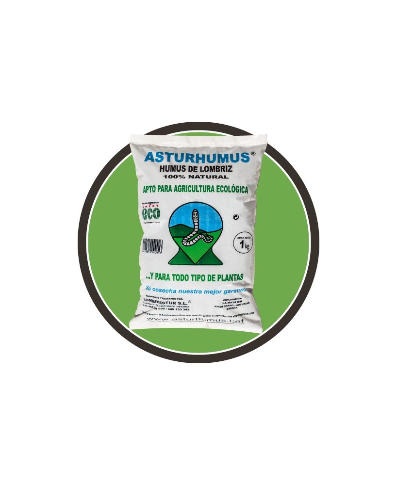 Humus de Lombriz 2L  Fertilizante Orgánico para Plantas y Jardín

