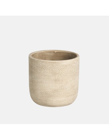 Maceta Mild Tostado 18x18 cm  Diseño Moderno y Resistente | Endanea Garden

