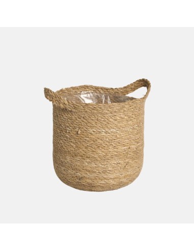 BASKET SYLHET NATURAL 22X22CM