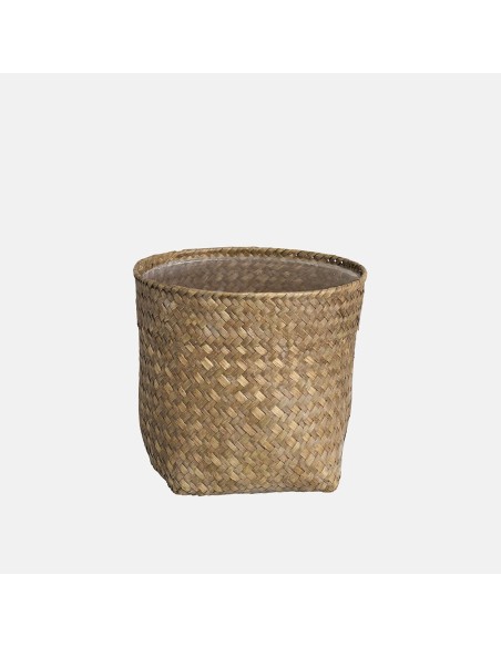 Basket Xian Natural 16x13cm  Cesta Decorativa Ecológica y Rústica | Endanea Garden

