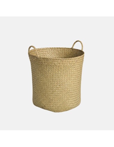 Basket Nanning Natural 40x35 cm  Cesta Artesanal y Ecológica para Decoración y Almacenamiento | Endanea Garden

