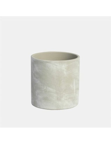 Maceta Fara Gris 14x14cm | Maceta Moderna y Resistente para Plantas

