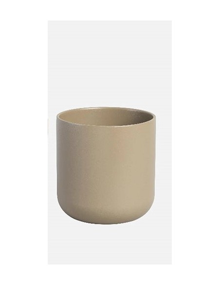 Maceta Cactus Sita Tostado 7x7 cm  Cerámica Decorativa

