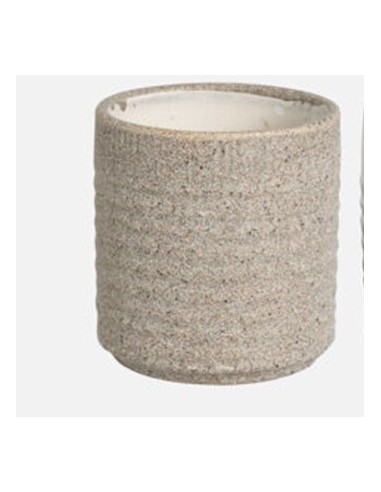 Maceta Cactus Grol Gris 7x8 cm  Diseño Minimalista para Suculentas

