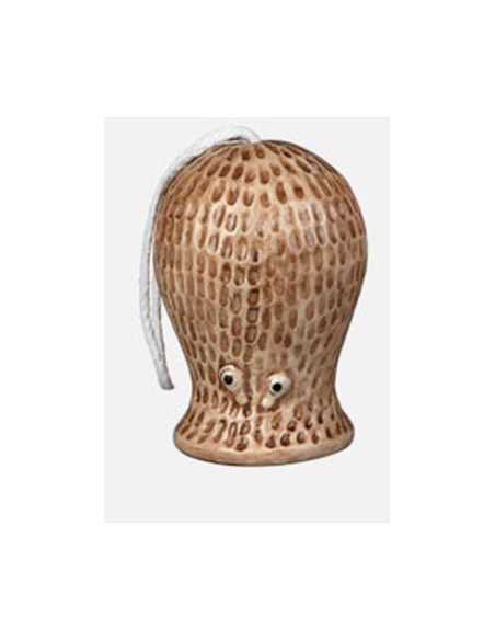 Maceta Tillandsias Pulpo Marrón 11x13 cm  Diseño Único para Tillandsias | Endanea Garden

