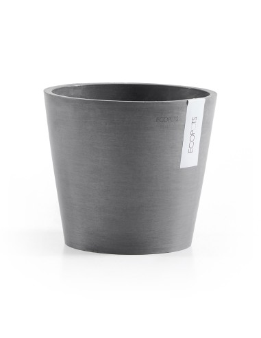 Maceta Amsterdam 20 cm Grey  Diseño Moderno y Resistente para Interior y Exterior

