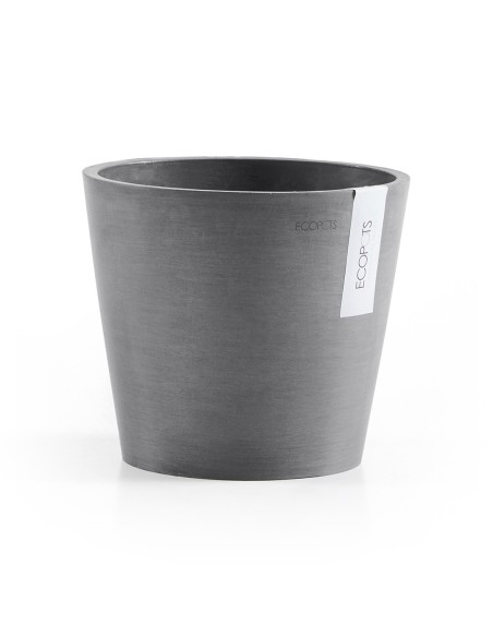 Maceta Amsterdam 20 cm Grey  Diseño Moderno y Resistente para Interior y Exterior

