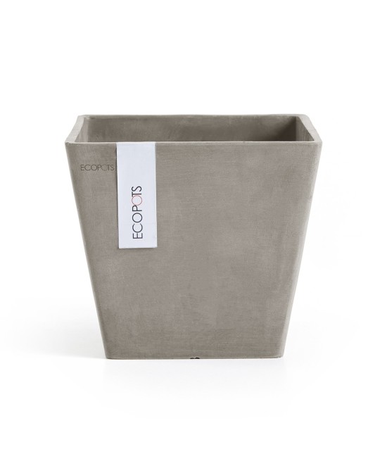 Maceta ROTTERDAM 20CM TAUPE - Elegante y Resistente para Jardín y Terraza | Endanea Garden