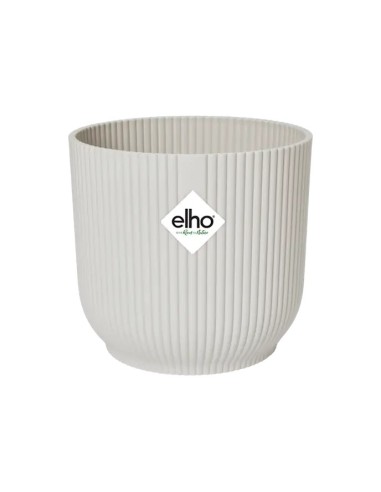 Maceta Vibes Fold Round Mini 25 cm Blanco  Elegancia Moderna para Plantas | Endanea Garden

