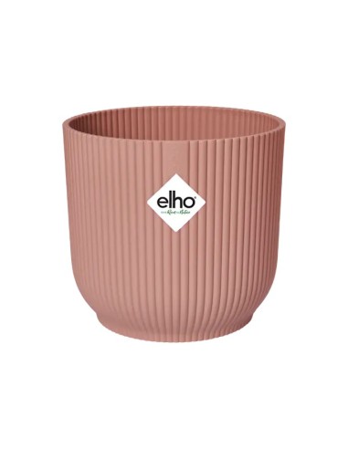 Maceta Vibes Fold Round Mini 22 cm Rosa  Diseño Moderno y Compacto para Decorar tu Espacio | Endanea Garden