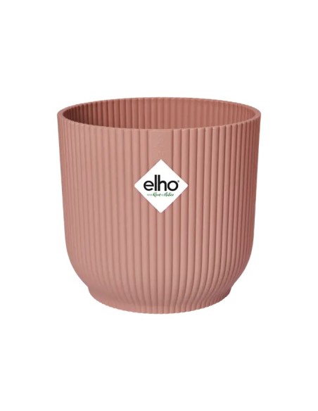 Maceta Vibes Fold Round Mini 22 cm Rosa  Diseño Moderno y Compacto para Decorar tu Espacio | Endanea Garden