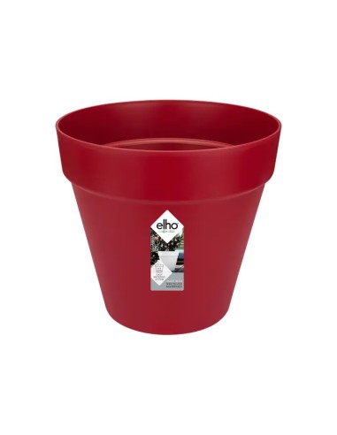 Maceta Paris 20 cm Roja - Elegante y Duradera para Plantas en Interiores y Exteriores

