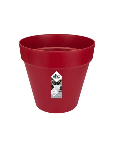 Maceta Paris 20 cm Roja - Elegante y Duradera para Plantas en Interiores y Exteriores

