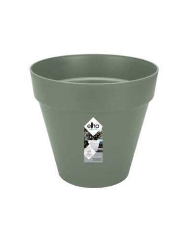 Maceta Paris 30 cm Verde - Moderna, Duradera y Perfecta para Plantas en Interiores y Exteriores