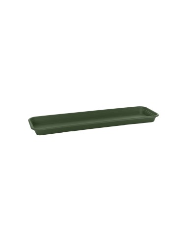 Plato Rectangular Universal 60cm Verde  Soporte resistente para plantas y decoración exterior

