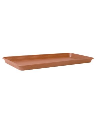 Plato Rectangular 70 cm Tierra  Protege tus Jardineras con Estilo | Endanea Garden

