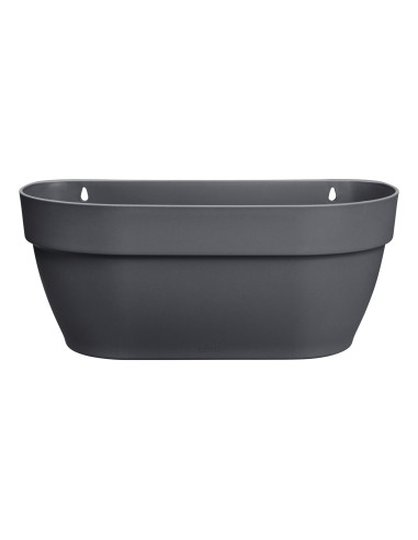 Vibia Campana Cesta Pared 35cm Antracita | Maceta de Pared Moderna para Jardín y Terraza | Endanea Garden

