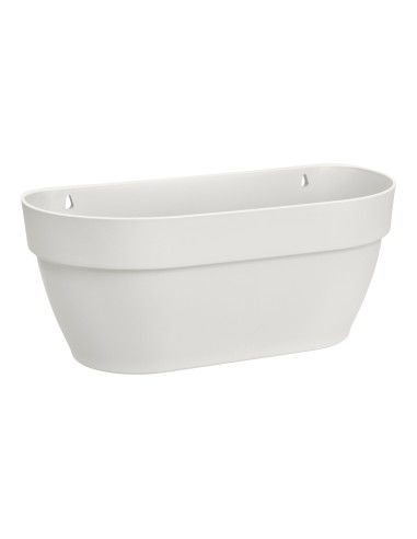 Vibia Campana Cesta Pared 35cm Blanco | Maceta de Pared Moderna para Jardín y Terraza | Endanea Garden