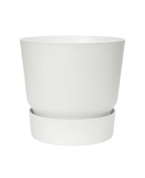 Maceta Greenville Redonda 16cm Blanca | Maceta Elegante y Resistente para Plantas | Endanea Garden