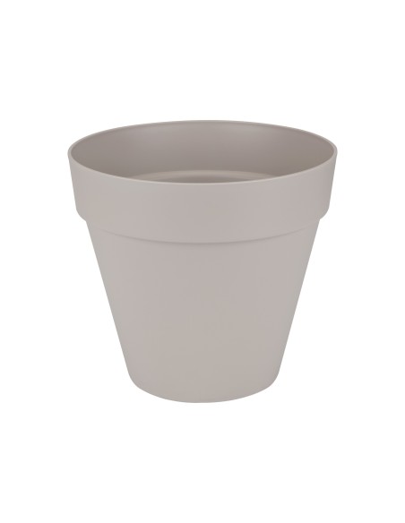 Maceta Loft Wheels Redonda 40cm Gris | Resistente, Moderna y Práctica | Endanea Garden

