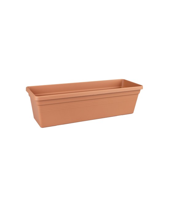 Jardinera G.B. Rectangular 80 cm Terra  Elegante y Resistente para Jardines y Terrazas | Endanea Garden

