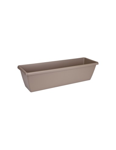 Jardinera Barcelona XL 60 cm Taupe | Diseño Elegante para Jardines, Terrazas y Balcones | Endanea Garden