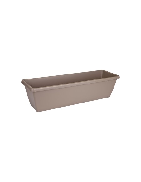 Jardinera Barcelona XL 60 cm Taupe | Diseño Elegante para Jardines, Terrazas y Balcones | Endanea Garden