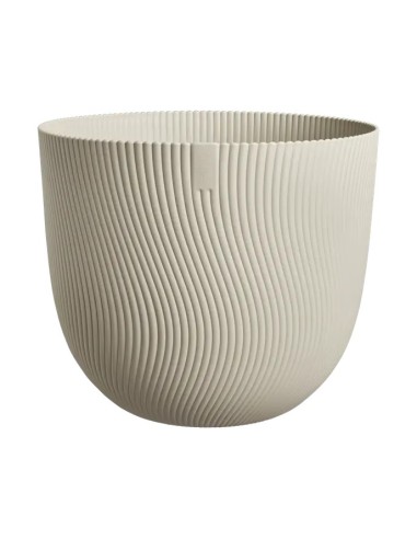 Maceta Sereh Beige 47 cm | Diseño Moderno y Elegante | Endanea Garden