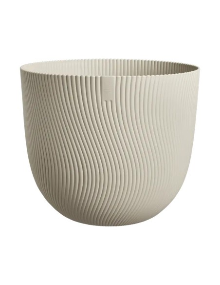 Maceta Sereh Beige 47 cm | Diseño Moderno y Elegante | Endanea Garden
