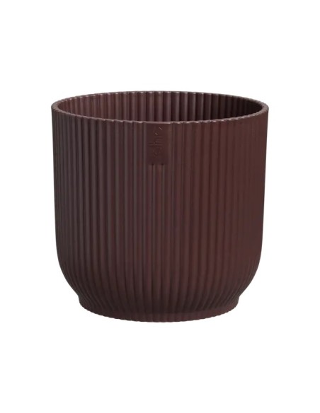Maceta Colección Winery Rojo Burdeos 18cm  Elegancia y Durabilidad | Endanea Garden

