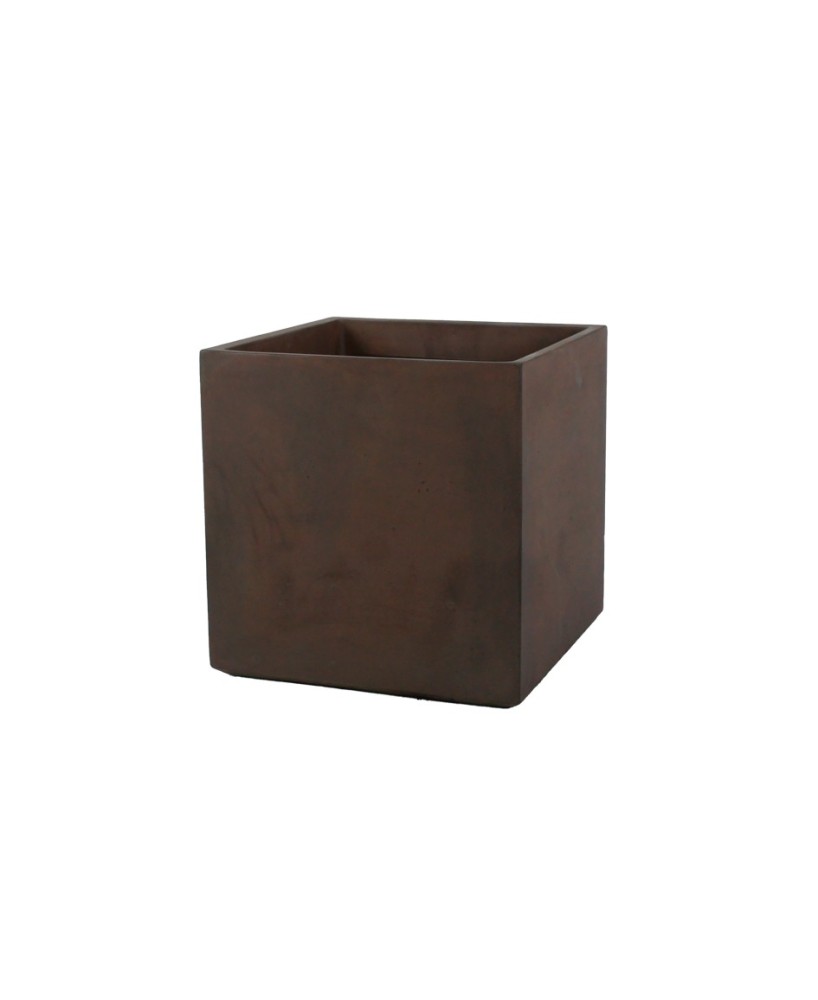 Maceta Caja 50cm Castaño  Macetero Decorativo para Exterior e Interior | Endanea Garden

