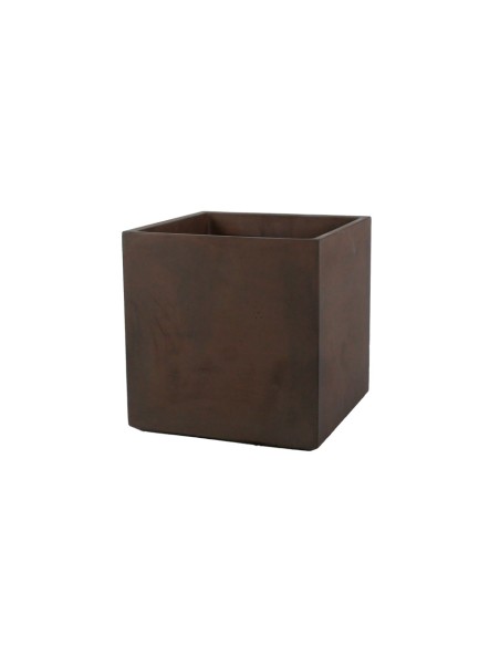 Maceta Caja 32cm Castaño  Estilo Natural y Resistente para Jardín y Hogar

