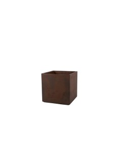 Maceta Caja 20cm Castaño  Estilo Rústico y Moderno para Interior y Exterior | Endanea Garden

