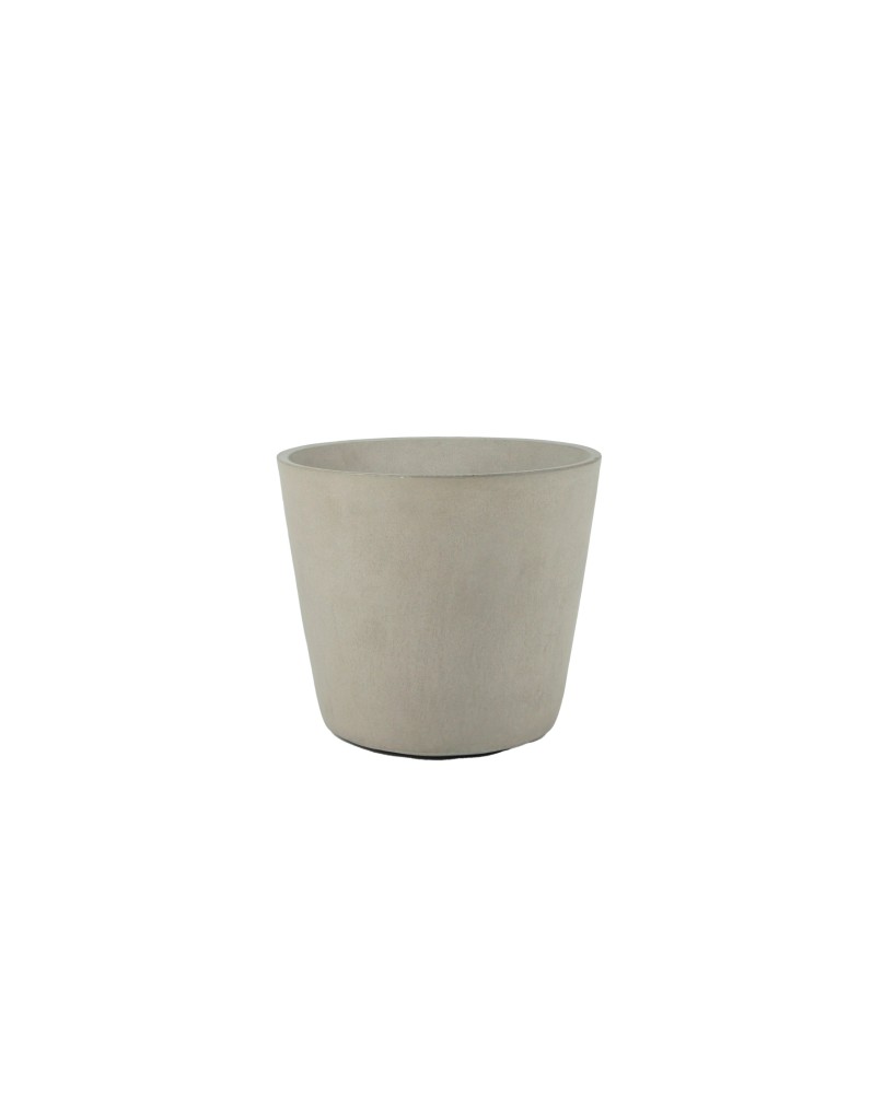Maceta Conus 27cm Taupe  Diseño Moderno y Elegante para Interior y Exterior

