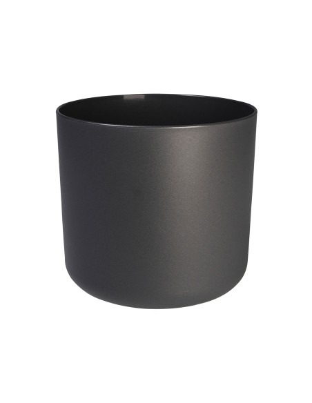 Maceta B.For Soft Round 14cm Antracita  Diseño Moderno y Elegante para Plantas Pequeñas


