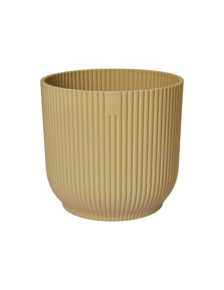 Maceta Vibes Fold Round 14cm Butter Amarillo  Diseño Moderno y Vibrante

