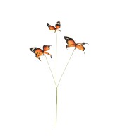 RAMA MARIPOSA NARANJA 75CM