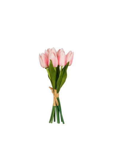 RAMO TULIPAN ROSA 21X8CM