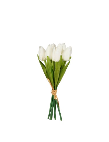 RAMO TULIPAN BLANCO 21X8CM