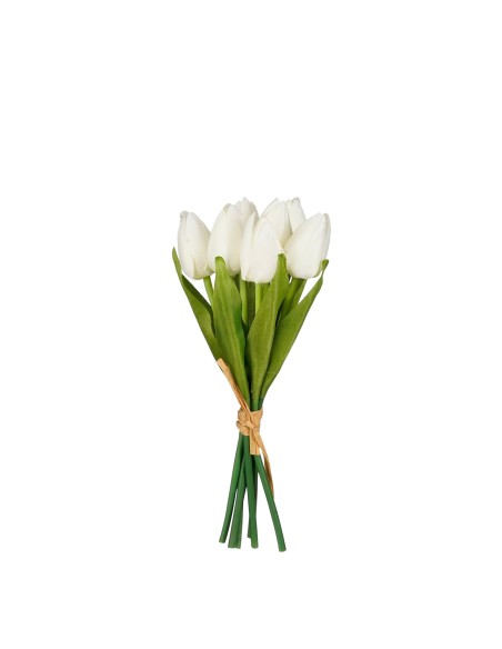 RAMO TULIPAN BLANCO 21X8CM